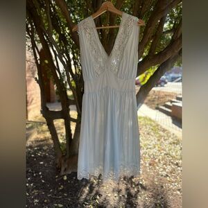 Vintage Nylon sheer slip dress